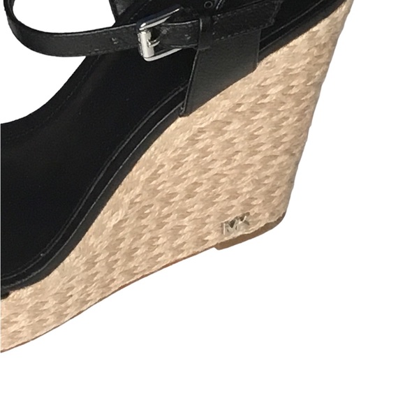 Women’s Michael Kors Jill Wedges - Black - Size 10 NWOT - Picture 3 of 10